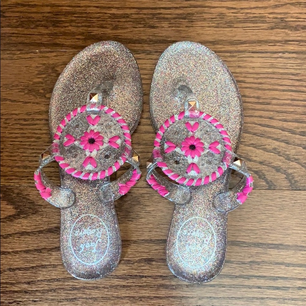 Girls size 13 jack rogers jellies